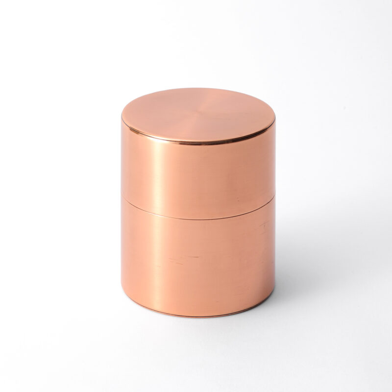 Kyoto Kaikado Handicraft Airtight Tin Caddy Clover Leaf 120g